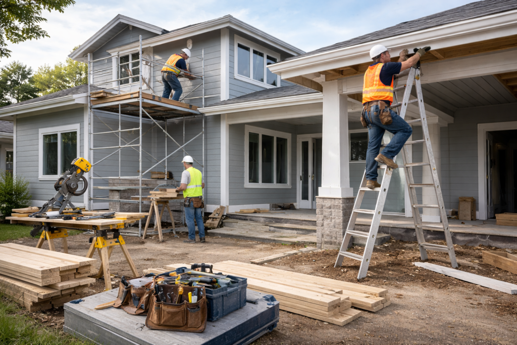 construction on a home